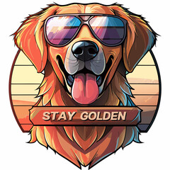 logo con un cane che indossa occhiali da sole 04