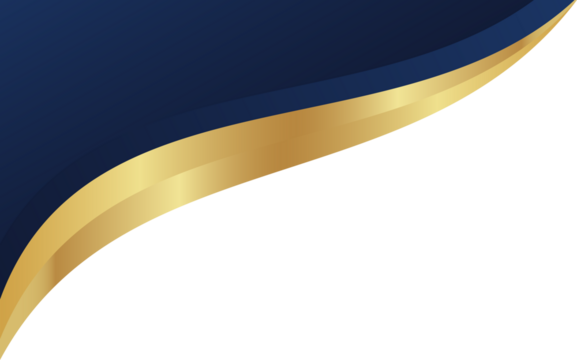 Elegant Gold and Navy Blue Abstract Wave Background