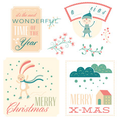 vector-christmas-set