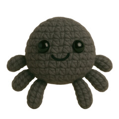 A cute collection of Halloween crochet clipart featuring amigurumi-style plush designs such as pumpkins, ghosts, bats, skeletons, witches, and candy. Each element is hand-crafted.