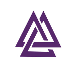 abstract logo icon on white background