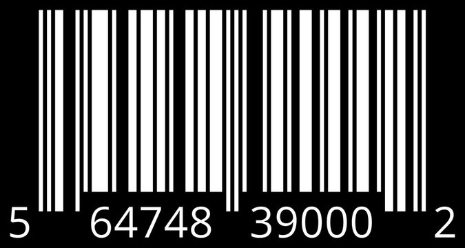 C&oacute;digo PDF417 de barras invertido