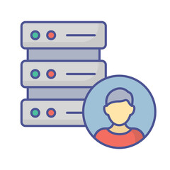 Customer data Vector Icon which can easily modify or editCustomer data Vector Icon which can easily modify or edit