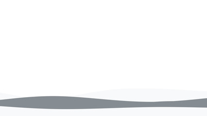 Elegant abstract background with smooth gray and white wavy layers, perfect for corporate design, presentations, or website headers. Simple, clean, and versatile.