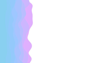 Abstract background featuring a smooth blue to purple gradient wave with a fluid, organic edge, set against a clean white space. Ideal for modern designs or digital layouts.