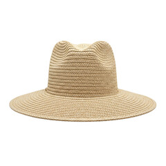 Classic woven straw fedora sun hat