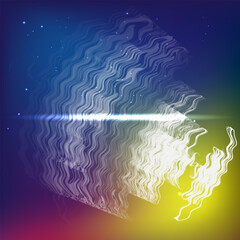 Dynamic 3D Abstract Composition-14
