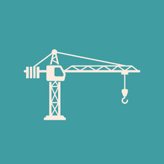 crane hook vector illustration