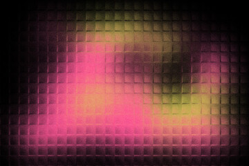 Fototapeta premium Abstract Fractal Glass Gradient Background Abstract Glowing Pink and Yellow Gradient Square Texture