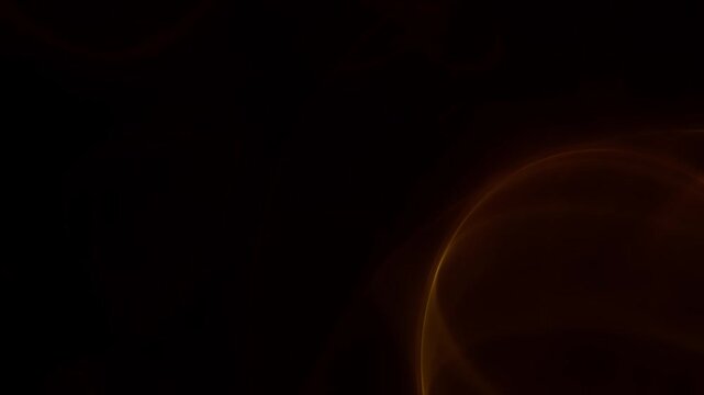 Sich langsam ausdehnende transparente braune Blase vor schwarzem Hintergrund &ndash; faszinierende Darstellung moderner Chemie, Technologie Forschung und Wissenschaft in dynamischer &Auml;sthetik
