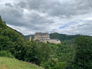 view of the Vianden castle
