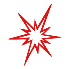Star burst doodle element design