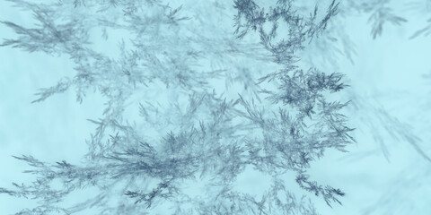 Filigrane mikroskopische hochdetaillierte blaue Strukturen für Forschung, Biologie und...