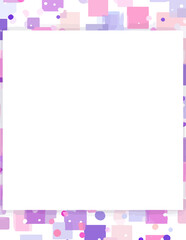 Fond vectoriel pastel doux, style simple, teintes lilas et rose