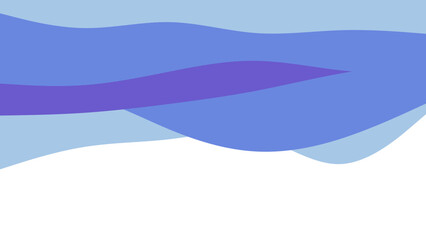Modern abstract background featuring flowing blue and purple wavy shapes. Clean, minimalist design ideal for presentations, web, or print projects.