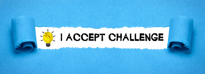 I accept the challenge