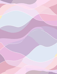Padr&atilde;o abstrato sem emendas em estilo vetorial - tons pastel suaves