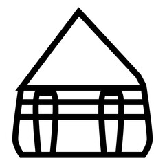 house in the form of a house