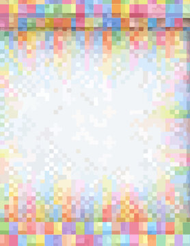 Ilustra&ccedil;&atilde;o vetorial abstrata com textura pixelada suave