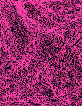 Padr&atilde;o vetorial abstrato denso em rosa e preto