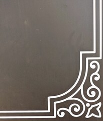 Florituras para adorno en borde de esquina