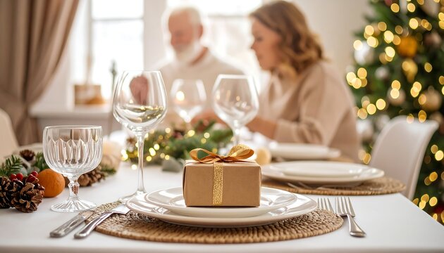 Festive Christmas dinner scene (1)