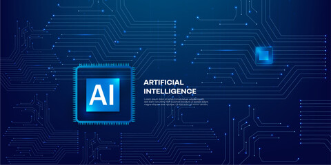 AI processor with circuit board 