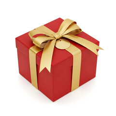 gift box with red ribbon