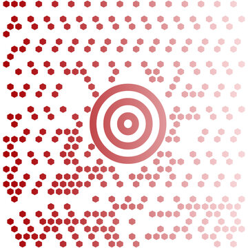 C&oacute;digo MaxiCode rojo