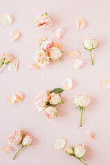 top-view-arrangement-elegant-roses-petals