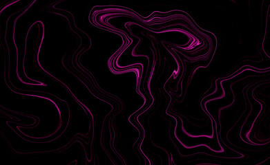 Marble rock texture black ink pattern liquid swirl paint pink that is Illustration background for do ceramic counter tile silver gray that is abstract waves skin wall luxurious art ideas concept.
