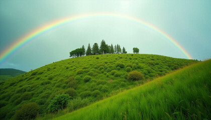 산등성이에 생긴 무지개3