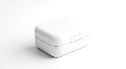 Fototapeta premium Blank White Plastic Case Product Mockup