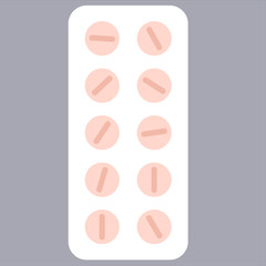 Pills – Medicine, Healthcare, and Pharmacy Vector Illustration
