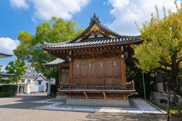 Fototapeta premium 東京都江東区 亀戸天神社、舞殿