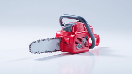 Red chainsaw toy