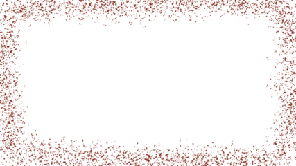 Glitter Particles Frame dots border overlay