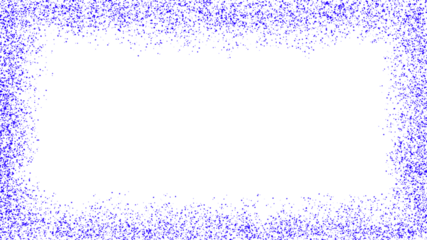 Glittery Purple Border Frame Design Element