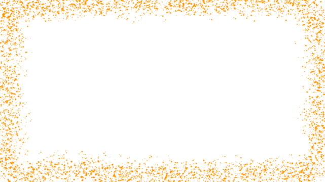 Glitter Particles Frame dots border overlay