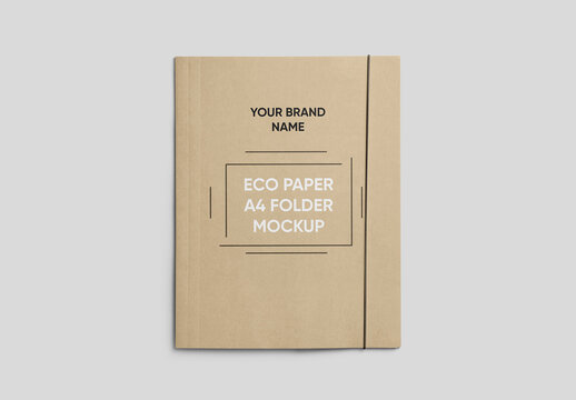Eco Paper Folder Mockup