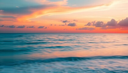 Obraz premium sunset over the sea