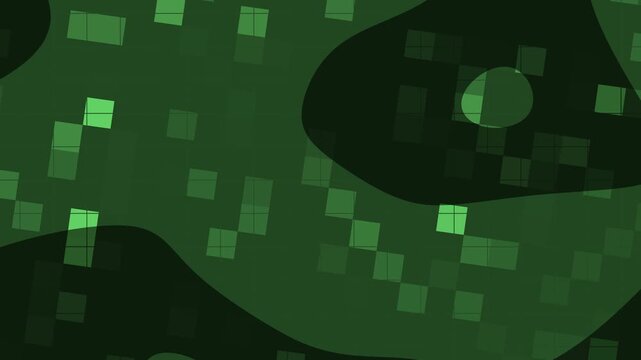 green tech backdrop with grid abstract design and geometric pattern for future innovation background or presentations