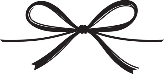 black and white ribbon