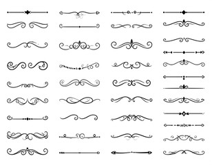 Collection of decorative dividers