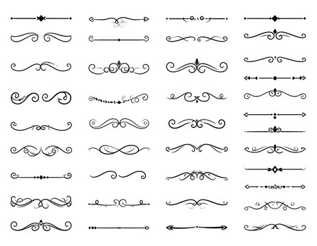 Collection of decorative dividers