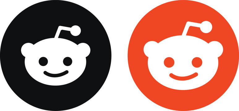 reddit logo icon. Popular Social Media Platform Icon. Social network logos. digital marketing designs. digital projects sign
