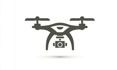 Drone icon with camera
