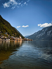 View towards Hallstatt from Hallstätter See (Hallstatt Lake)