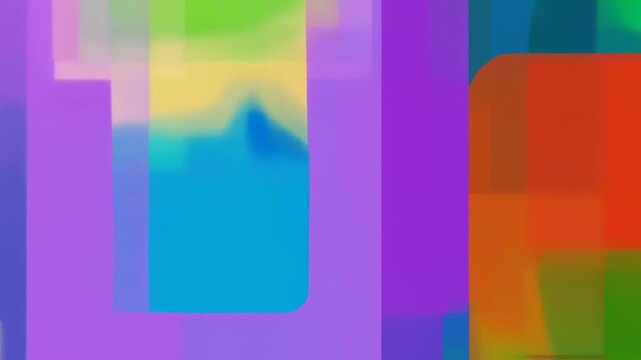 Abstract vibrant color blocks