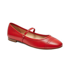 red female shoes